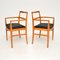 Vintage Danish Carver Chairs attributed to Arne Vodder for Sibast, 1960s, Set of 2, Image 2