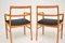 Vintage Danish Carver Chairs attributed to Arne Vodder for Sibast, 1960s, Set of 2, Image 4