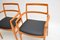 Dänische Vintage Carver Chairs von Arne Vodder für Sibast, 1960er, 2er Set 6