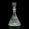 Mid-Century English Wine Decanter in Cut Glass, 1960s 5