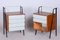 Mid-Century Cabinets in Mahogany, Central Europe, 1950s, Set of 3 16