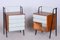 Mid-Century Cabinets in Mahogany, Central Europe, 1950s, Set of 3, Image 16