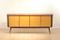 Belgian XL Sideboard Mod. 1425 in Bicolored Glossy Wood from De Coene, 1950s, Image 4