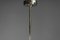 Art Deco Nickel, Plated Pendant with Opal Glass Shade, Vienna, 1920s 5