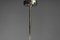 Art Deco Nickel, Plated Pendant with Opal Glass Shade, Vienna, 1920s, Image 5