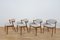 Mid-Century Teak Model 42 Dining Chairs by Kai Kristiansen for Schou Andersen, 1960s, Set of 4, Image 1