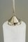 Art Deco Nickel-Plated Pendant with Glass Shade, Vienna, 1920s 15