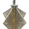 Lampada a sospensione Art Déco in ottone con 5 paralumi Pates De Verre, anni '30, Immagine 6