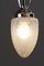 Art Deco Ceiling Lamp with Opaline Glass Shade, Vienna, 1920s, Image 11
