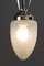 Art Deco Ceiling Lamp with Opaline Glass Shade, Vienna, 1920s, Image 10
