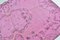 Alfombra de Anatolia tejida a mano en rosa, años 60, Imagen 4