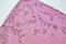 Alfombra de Anatolia tejida a mano en rosa, años 60, Imagen 2