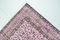 Vintage Anatolian Pink Low Pile Rug, 1960s 4