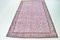 Vintage Anatolian Pink Low Pile Rug, 1960s, Image 1