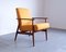 Mid-Century Armchair in Yellow Tweed by Henryk Lis, 1967, Image 1