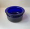 Danish Modern Saphire Blue Bowl by Michael Bang for Holmegaard, 1970s 3