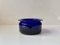 Danish Modern Saphire Blue Bowl by Michael Bang for Holmegaard, 1970s 1
