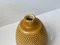 Vaso moderno a pois in ceramica gialla, Svezia, anni '70, Immagine 4