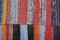 Tappeto Kilim vintage in cotone a righe, anni '60, Immagine 6