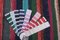 Tappeto Kilim vintage in cotone a righe, anni '60, Immagine 12