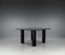 Vintage Black Dining Tabel and Chairs by Umberto Asnago, 1980, Set of 5 20