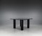 Vintage Black Dining Tabel and Chairs by Umberto Asnago, 1980, Set of 5, Image 20