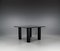 Vintage Black Dining Tabel and Chairs by Umberto Asnago, 1980, Set of 5 17