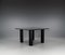 Vintage Black Dining Tabel and Chairs by Umberto Asnago, 1980, Set of 5, Image 17