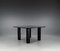 Vintage Black Dining Tabel and Chairs by Umberto Asnago, 1980, Set of 5 18