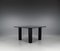 Vintage Black Dining Tabel and Chairs by Umberto Asnago, 1980, Set of 5 19