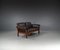 German Brown Leather Sofa by Dreipunkt Scala, 1980, Image 2