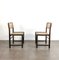 Mid-Hentury Wooden Chairs in Vienna Straw, Italy, 1960s, Set of 2 2