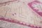 Vintage Pink Herki Runner Rug, Image 6