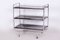Bauhaus Trolley in Chrome-Plated Steel and Glass, 1930s, Image 1