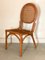 Bamboo Chairs in Vienna Straw from Gervasoni, Set of 4 3