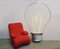 Large Pop Style Floor Lamp in the Shape of a Huge Bulb, 1980s 2