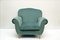 Mid-Century Armchair in Velvet attributed Ico Parisi, 1950s 1