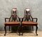 19th Century Victorian Mahogany Armchairs, Set of 2, Image 1