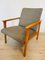 Fauteuil Vintage Gris, Tchécoslovaquie, 1970s 1