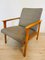 Tschechoslowakischer Vintage Sessel in Grau, 1970er 1