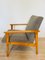 Vintage Czechoslovakian Grey Armchair, 1970s 10