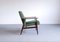 Mid-Century Armchair in Green Velvet by Henryk Lis, 1967 1