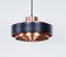 Vintage Danish Copper Layered Hanging Lamp, 1960s, Image 6