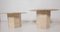 Tavolini ottagonali in travertino, anni '70, set di 3, Immagine 3