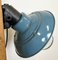 Industrial Blue Painted Factory Wall Light from Elektrosvit, 1960s, Image 10