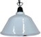 French Industrial Grey Enamel Factory Pendant Lamp, 1960s 1