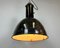 Bauhaus Industrial Black Enamel Pendant Lamp from Elektrosvit, 1930s 14