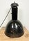 Bauhaus Industrial Black Enamel Pendant Lamp from Elektrosvit, 1930s 10