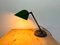 Vintage Green Enamel Bank Table Lamp, 1960s, Image 22