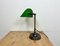 Vintage Green Enamel Bank Table Lamp, 1960s, Image 7